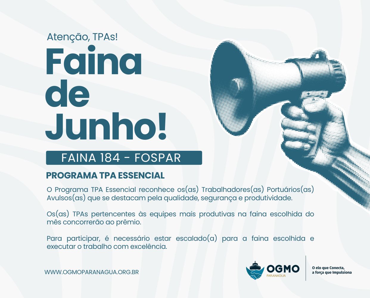 Faina de Junho - Programa TPA Essencial